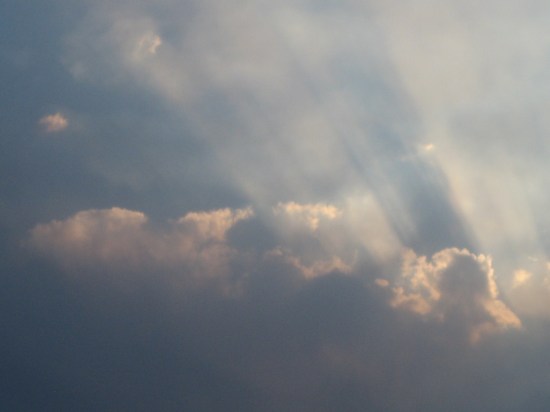 Rain Clouds over Estes Park