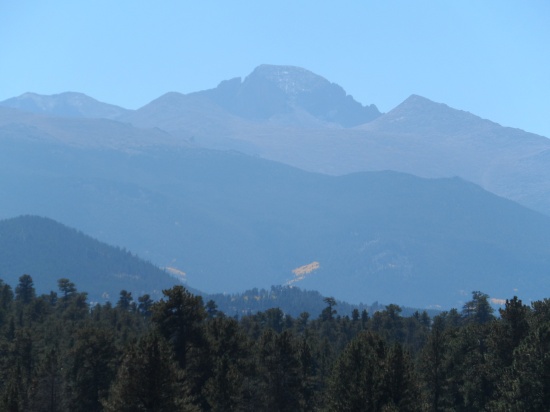 Long's Peak in the distance